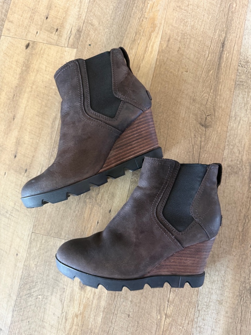 SOREL Joan Uptown Chelsea Boots | Blackened Brown - Picture 7 of 9